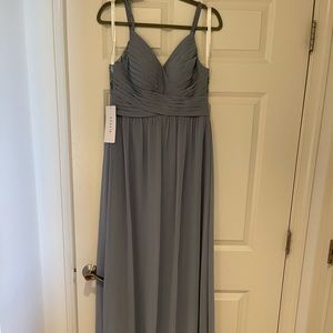 Azazie
Bridesmaid/Formal dress - Blake
Size A2 - Dusty Blue